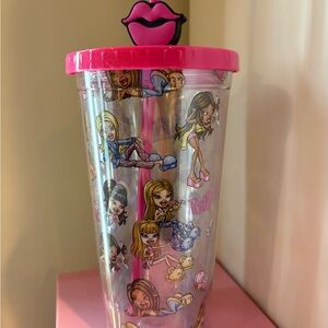 Barbie Pink Tumbler with Straw